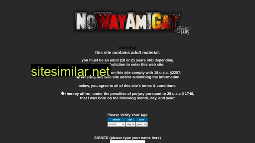 nowayamigay.com alternative sites