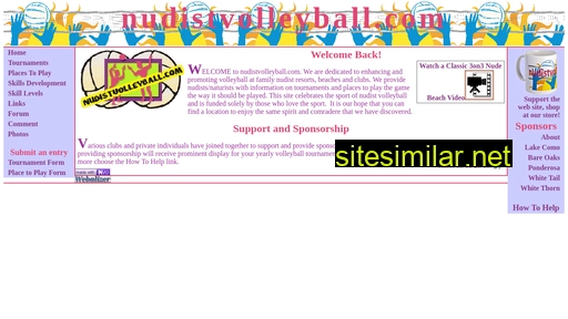 nudistvolleyball.com alternative sites