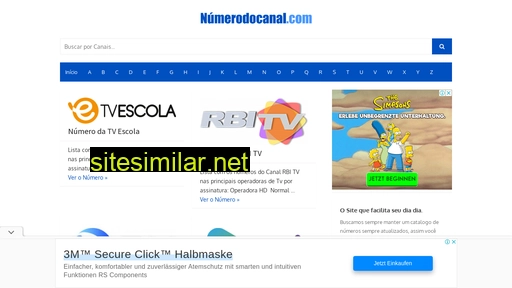 numerodocanal.com alternative sites