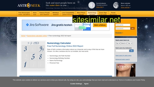 numerology.astro-seek.com alternative sites