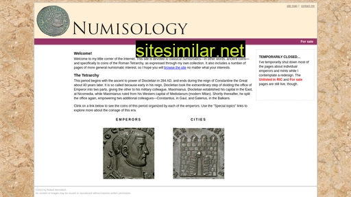 numisology.com alternative sites