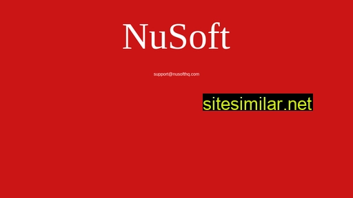Nusofthq similar sites