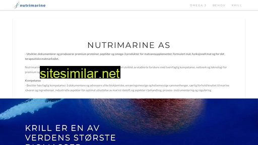 nutrimarine.com alternative sites