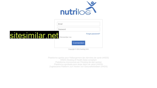 Nutrilog-online similar sites