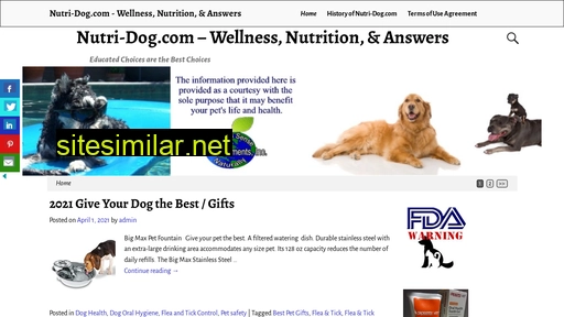 nutri-dog.com alternative sites