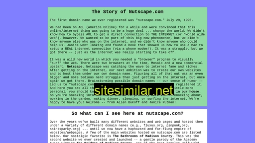 nutscape.com alternative sites