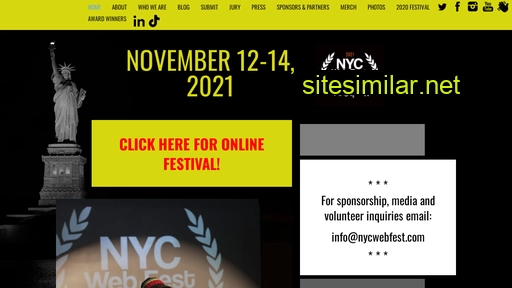 nycwebfest.com alternative sites