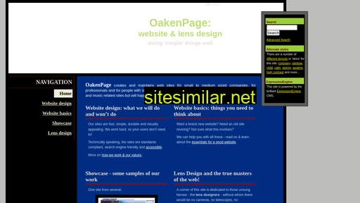 Oakenpage similar sites