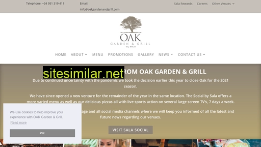 oakgardenandgrill.com alternative sites