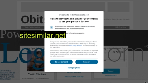 obits.theadvocate.com alternative sites