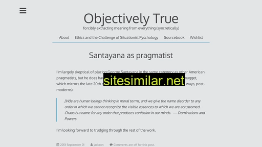 objectivelytrue.com alternative sites