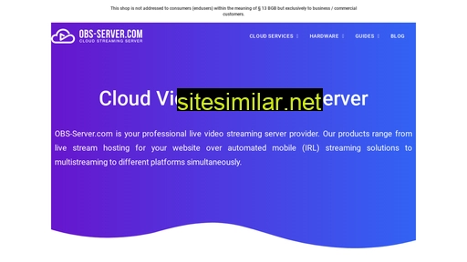 Obs-server similar sites
