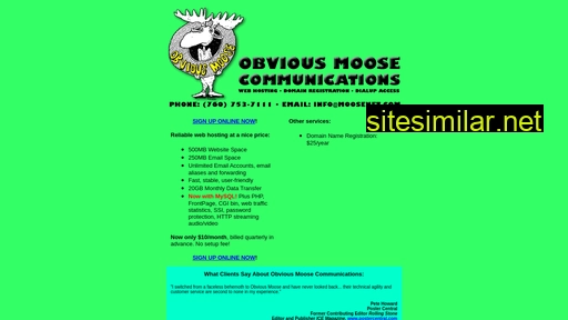 obviousmoose.com alternative sites