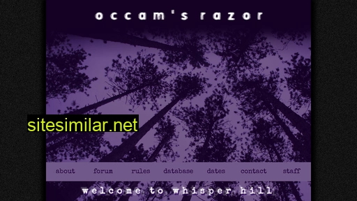 occamsrazorlarp.com alternative sites