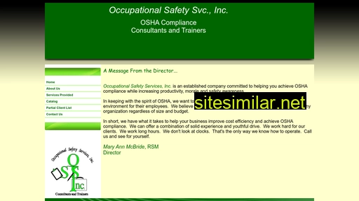 Occupationalsafetysvc similar sites