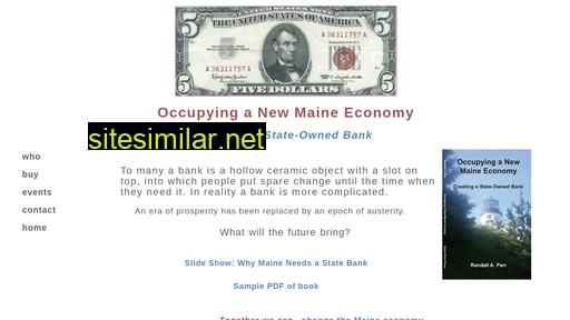 Occupyinganewmaineeconomy similar sites