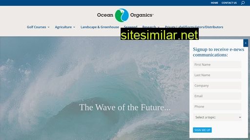 oceanorganics.com alternative sites