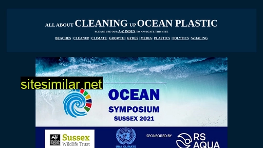 Oceansplasticleanup similar sites