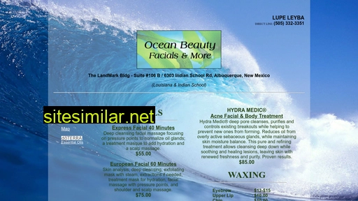 oceanbeautyfacials.com alternative sites