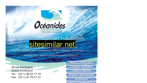 Oceanides similar sites