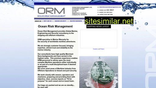 Oceanriskmanagement similar sites