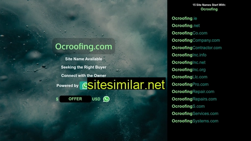 Ocroofing similar sites
