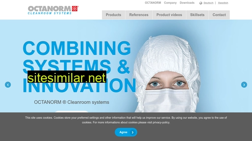 octanorm-cleanroom.com alternative sites