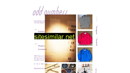 Oddnumbers-project similar sites