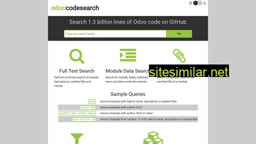 Odoo-code-search similar sites