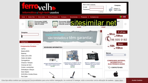oferrovelho.com alternative sites