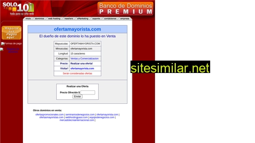 ofertamayorista.com alternative sites