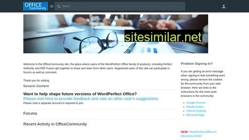 officecommunity.com alternative sites