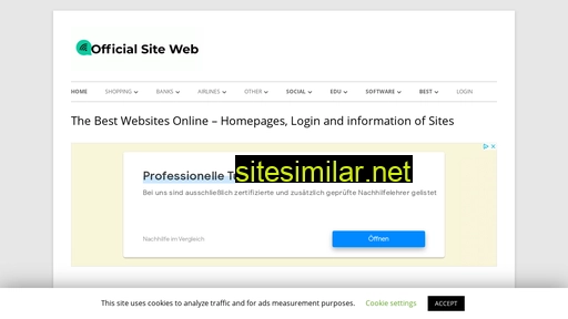 officialsiteweb.com alternative sites