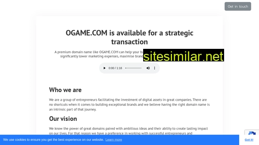 ogame.com alternative sites