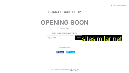 ohanaboardshop.com alternative sites