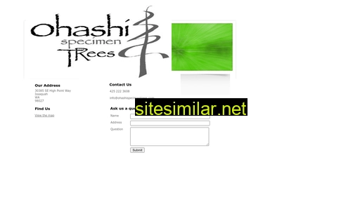 Ohashispecimentrees similar sites