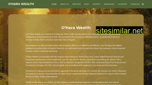 ohara-wealth.com alternative sites