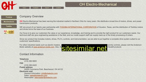 ohelectro.com alternative sites