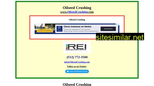 oilseedcrushing.com alternative sites