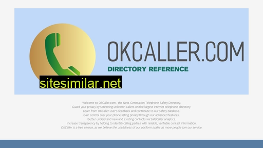 okcaller.com alternative sites