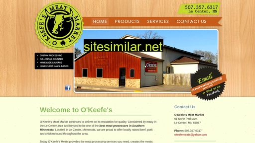 okeefesmeats.com alternative sites