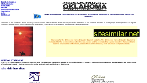 Oklahomahorseindustrycouncil similar sites