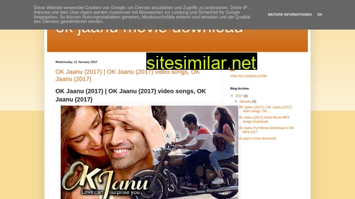 Ok-jaanu-movie-download similar sites