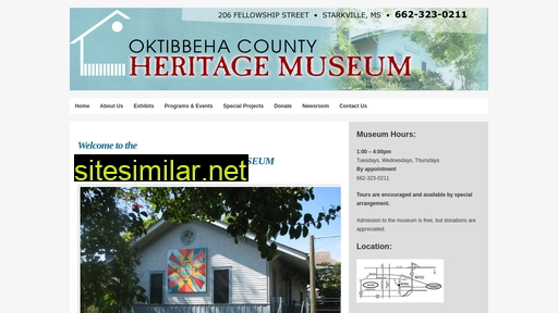 oktibbehaheritagemuseum.com alternative sites