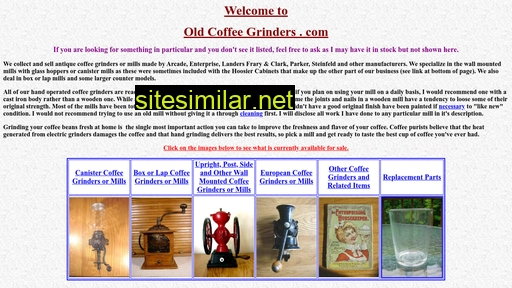 Oldcoffeegrinders similar sites