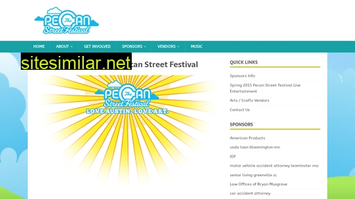 oldpecanstreetfestival.com alternative sites