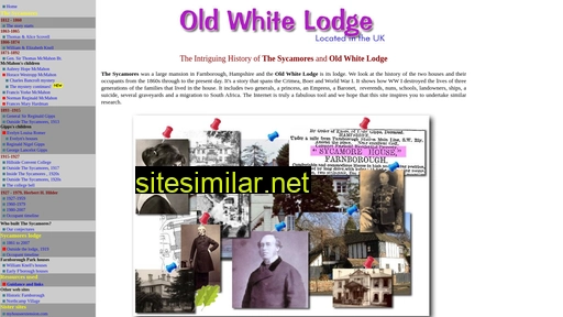 oldwhitelodge.com alternative sites