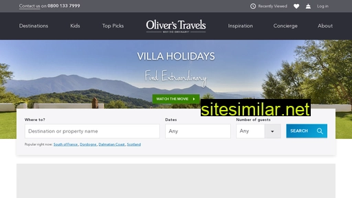 oliverstravels.com alternative sites