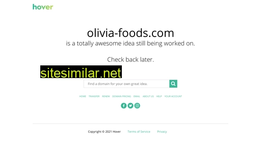 olivia-foods.com alternative sites