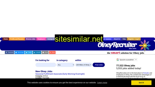 olneyrecruiter.com alternative sites